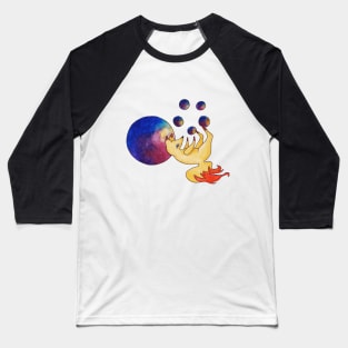 Wizzard Fox 2 Baseball T-Shirt